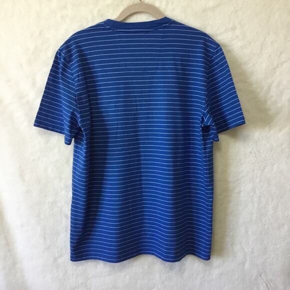 Nautica Blue Striped Short Sleeve Shirt - Picture 5 of 5